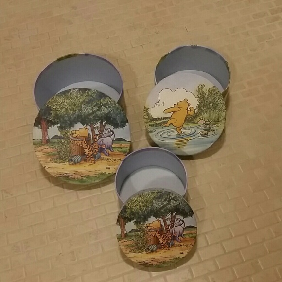 SOLD Winnie the Pooh Nesting Storage Boxes - Picture 4 of 4