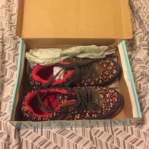 Multi colored sneakers