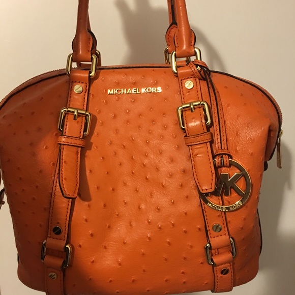 Orange Michael Kors Purse