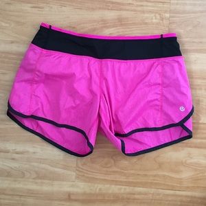 Lululemon Hot Pink Shorts