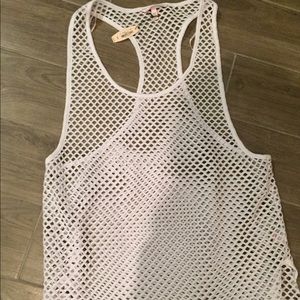 NWT White Net Swim Cover.