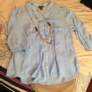 Two Piece Button Down Top