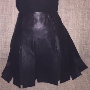 Zara Vegan Leather Miniskirt