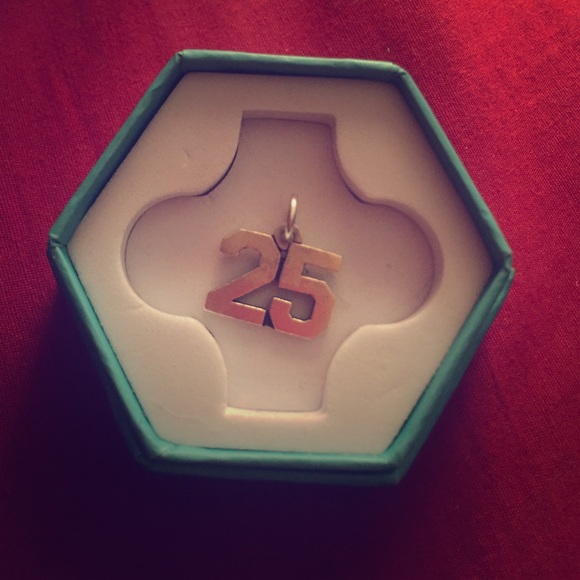 James Avery #25 charm