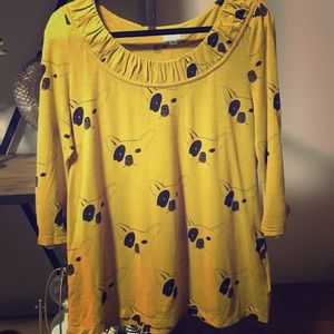 Anthropologie Creature Comforts French Bulldog S:L