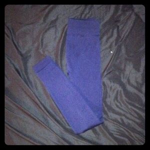 Navy Colored Fleece Leggings