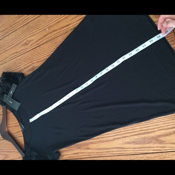 BCBG Ruffled Shoulder Top - Picture 4 of 4