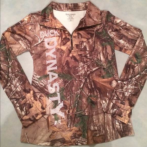 Camo Long sleeve with thumb holes-Duck Dynasty - Picture 1 of 3