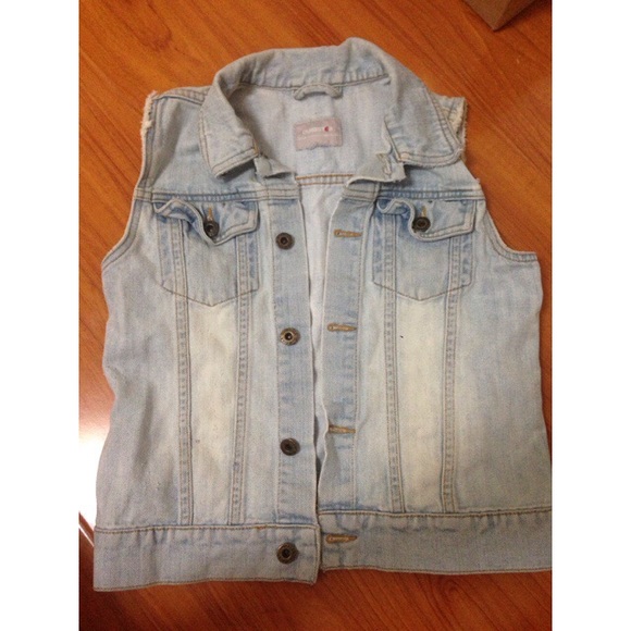 NEW Denim jacket vest