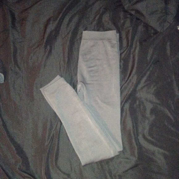 Grey Colored Fleece Leggings