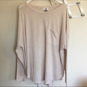 Long sleeve tan top