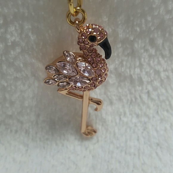 kate spade flamingo keychain