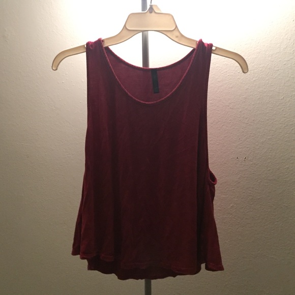 You could never go wrong with a red tank top!