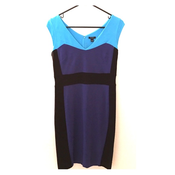 Ann Taylor Dresses & Skirts - ANN TAYLOR classic color block zip Dress sz 4
