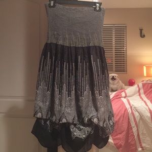 Strapless Dress w/ Beautiful Patterns!