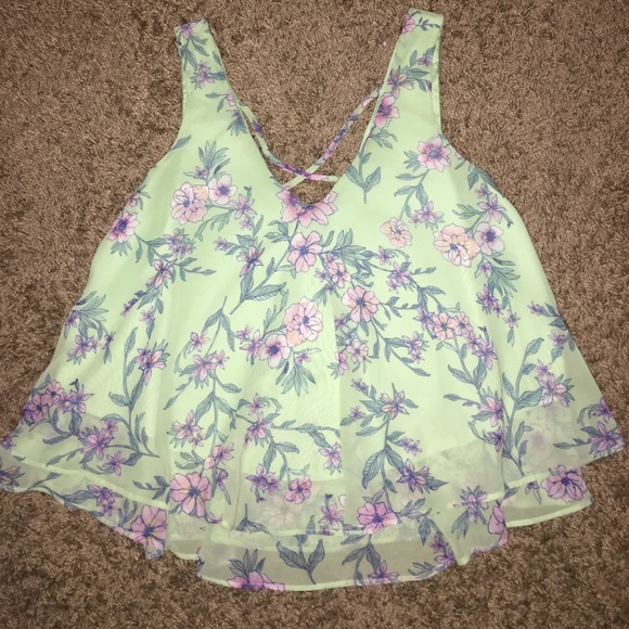 Flower tank top