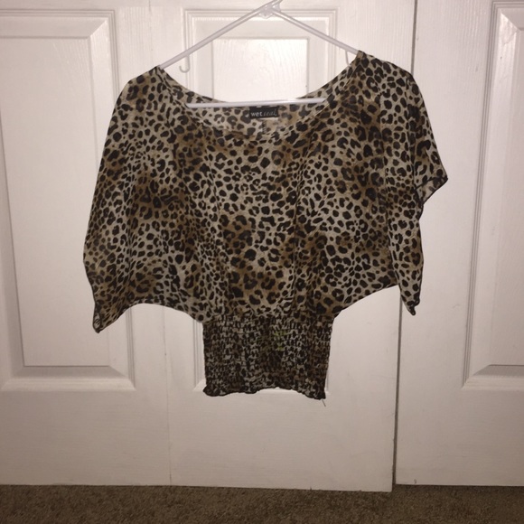 Leopard print blouse