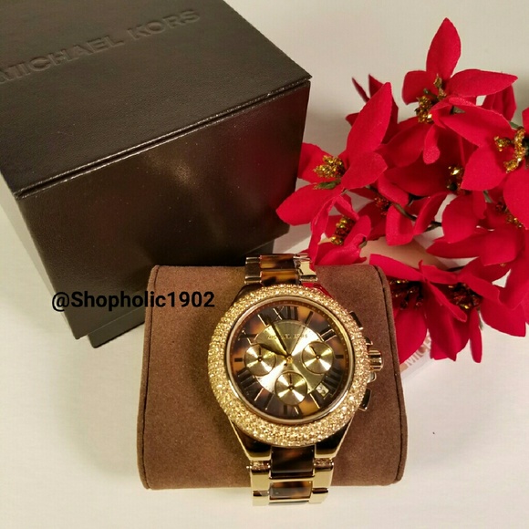 MICHAEL KORS
Camille Chronograph Tortoise Shell
