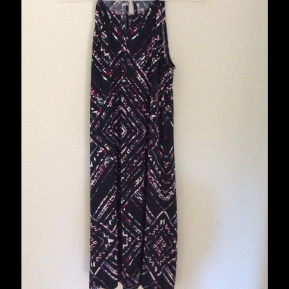 Printed halter top dress