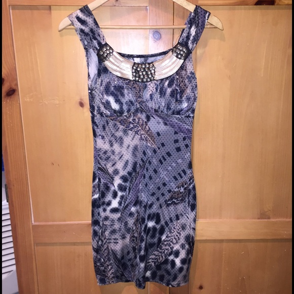 KALA Mini Dress with beaded detail - Picture 1 of 3