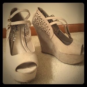 Qupid brand wedges from Charlotte Russe