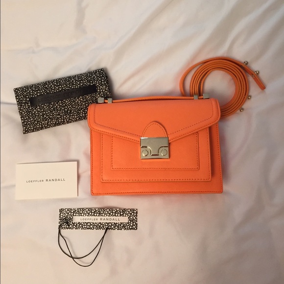 Loeffler Randall rider mini leather satchel