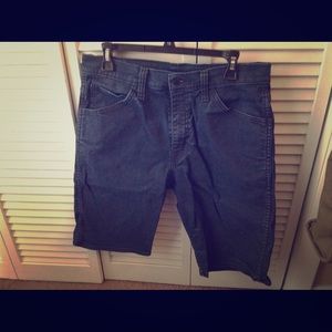 Men's Levi's 569 Shorts Dark Blue - Size 32