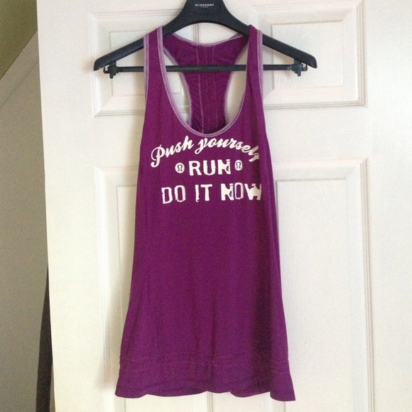 Lululemon Singlet Run Do it Now 8