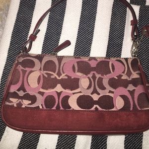 Coach signature purse