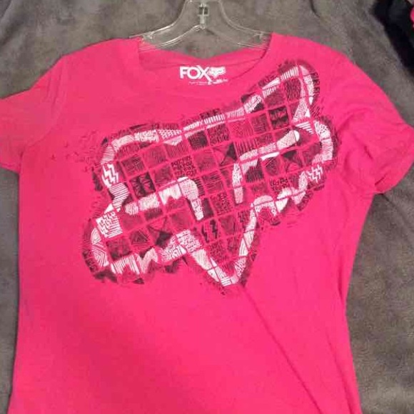 Fox tee pink!