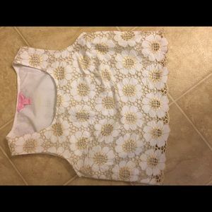 NWOT Lilly Pulitzer Lux Crop Top