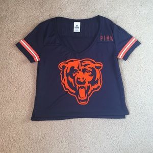 VS Pink Chicago Bears Crop Jersey