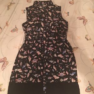 Novelty pinup shirt dress