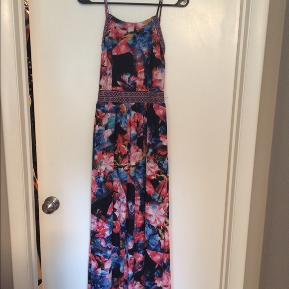 Mod Cloth chiffon maxi dress*