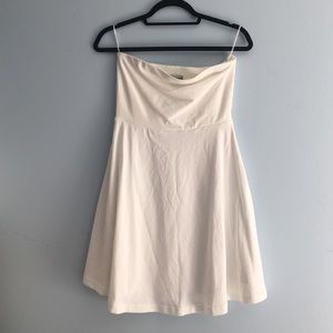 NWT Express white strapless dress