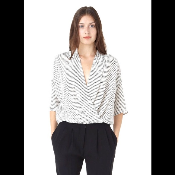 ISO: Apiece Apart Paola wrap blouse