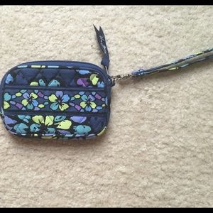 Ver Bradley coin purse wristlet- indigo pop