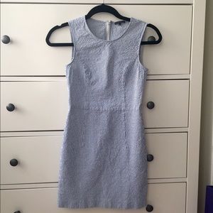 Blue seersucker Theory dress - NWOT