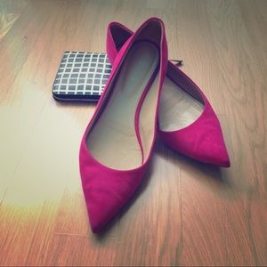 Sergio Rossi suede Godiva  flat