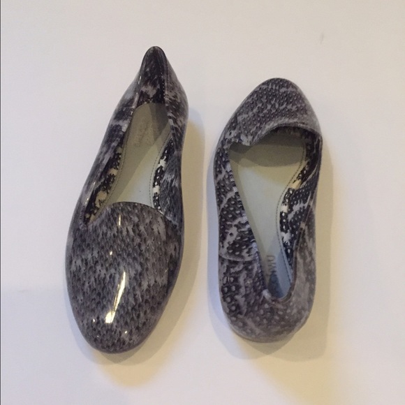 Melissa + Jason Wu rubber snake print flat