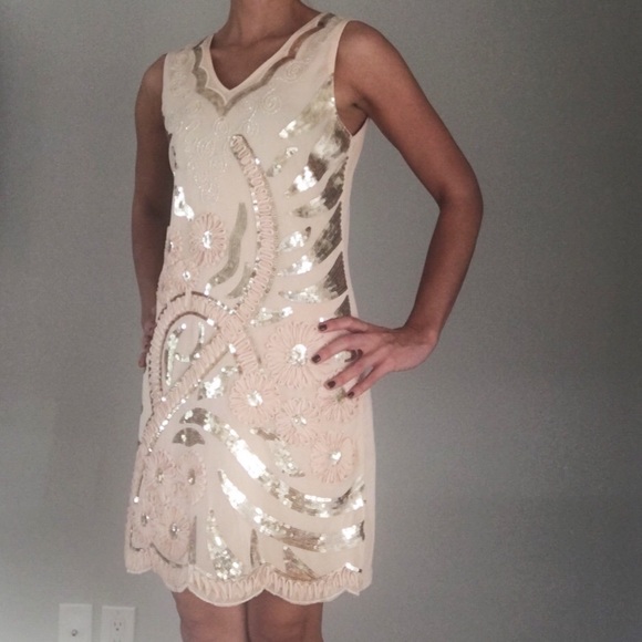 ✨💕HP💕✨Vintage-Like Blush Dress - Picture 4 of 4