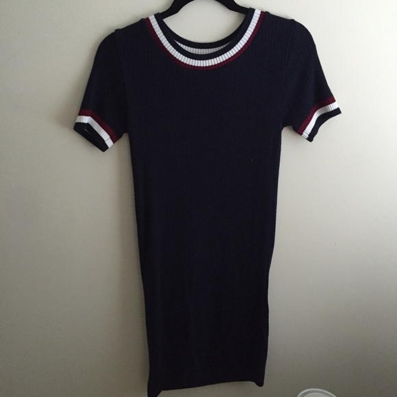 Fitted sweater dress