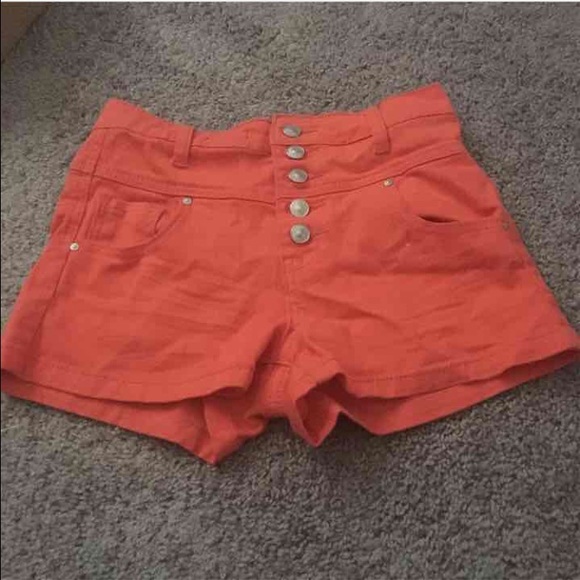 High Waisted Denim Shorts