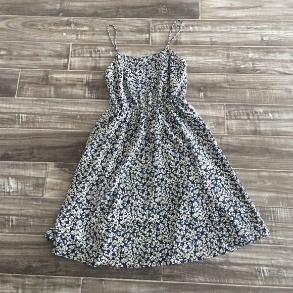 J Crew floral midi dress