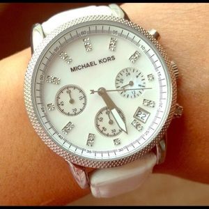 Authentic Michael Kors mother-of-pearl watch