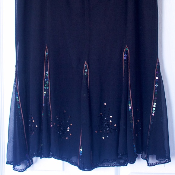 La Redoute black skirt with sequin detail