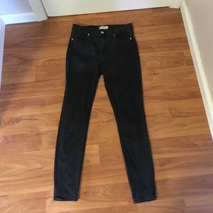 Madewell high riser skinny