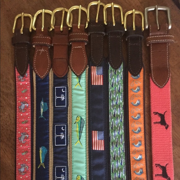 Vineyard Vines Guy Harvey & Southern Reel belts 28