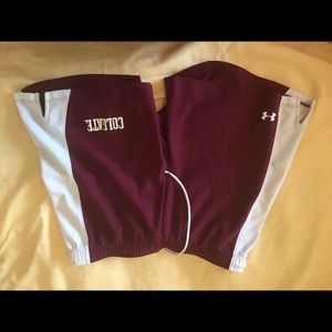 Marroon Colgate  athletic shorts