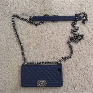 iPhone cross body Chanel phone case